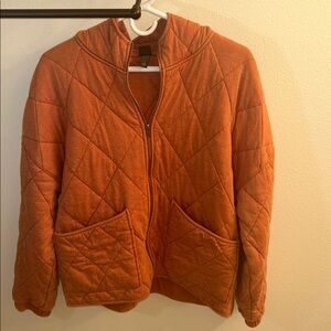 Wild Fable Quilted Orange Jacket